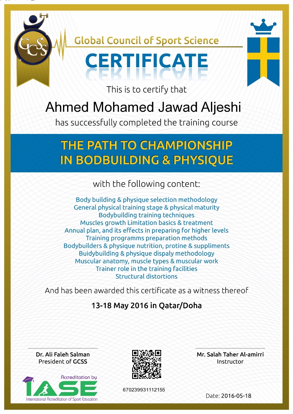 Ahmed Mohamed Jawad Aljeshi   